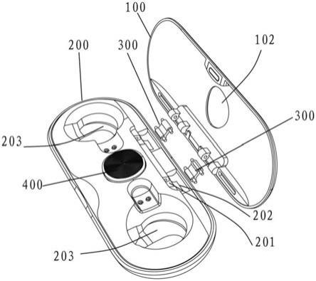 一种具有指尖陀螺的蓝牙耳机充电盒的制作方法
