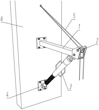 一种附着式定型化的吊篮支撑装置的制作方法