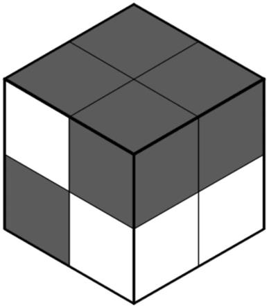 一种立方体积木拼图的制作方法