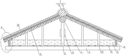 一种屋顶防水隔热构造的制作方法