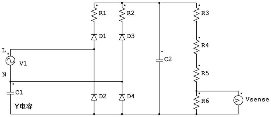 一种变型差分交流电压采样电路的制作方法