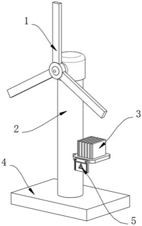 一种风电用变压器上的警示装置的制作方法