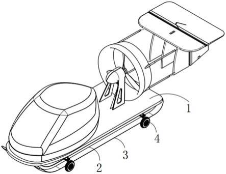 一种空气动力雪橇船雪橇装置的制作方法