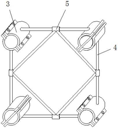 钢管格构柱连接装置的制作方法