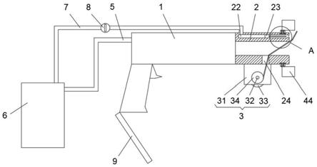 一种吊顶安装用的射钉装置的制作方法