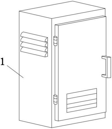 一种电气柜通风散热维护装置的制作方法