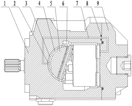 液压柱塞泵中斜盘滑靴压紧结构及具有该结构的柱塞泵的制作方法