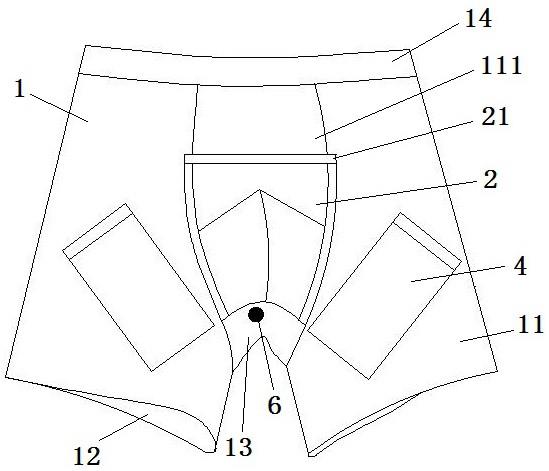 一种鞘膜积液术后专用裤的制作方法