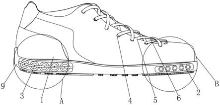 一种超轻高回弹ETPU复合减震鞋的制作方法