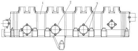 一种简单去除气缸体加工残留铁环的方法、气缸体及模具与流程