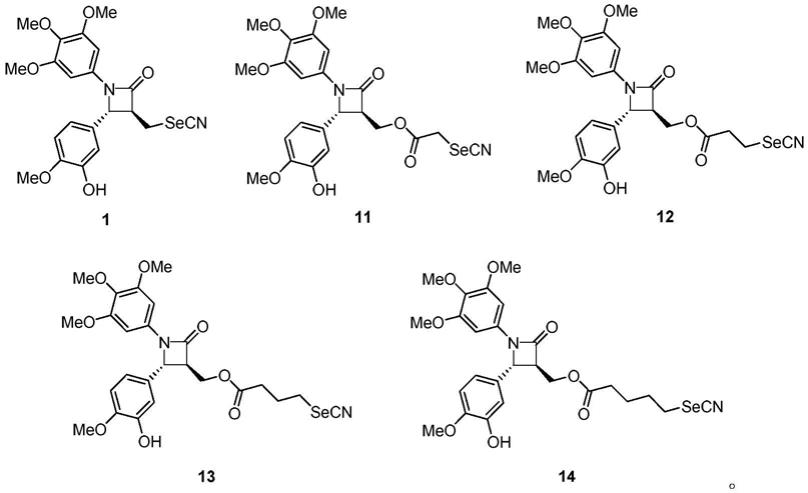 新型二芳基-β-内酰胺类有机硒化合物及其制备方法和在制药中的用途