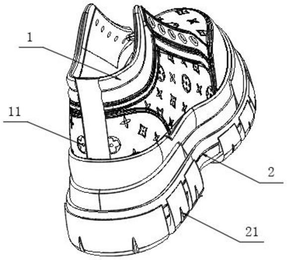 新型IP成型鞋的制作方法