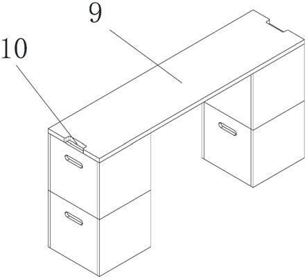 一种可堆叠的快装式盒子及桌子结构的制作方法