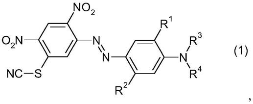 N-[4-(5-硫氰基-2，4-二硝基-苯偶氮)-苯基]-胺衍生物和N-[4-(4-硝基-苯偶氮)-苯基]-胺衍生物的高湿牢度分散染料混合物的制作方法