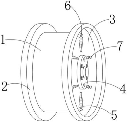 一种车轮用的散热加强型车轮轮辐的制作方法