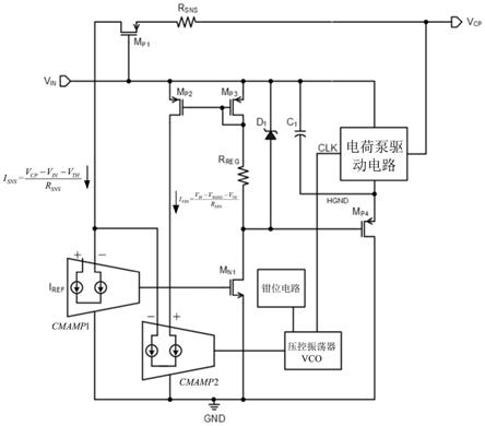 一种自适应混合线性调制和频率调制的电荷泵电路的制作方法