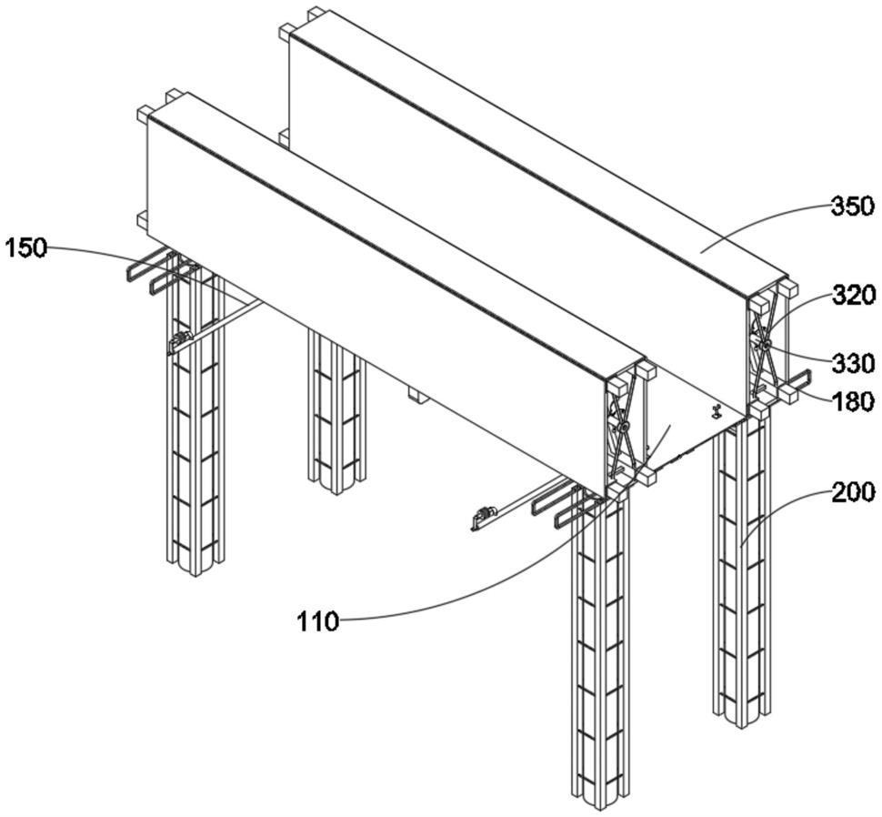 一种大跨度箱梁架设临时支撑试验装置的制作方法