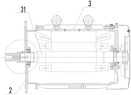 一种适配于齿轮箱电机试验用法兰与过渡轴结构的制作方法