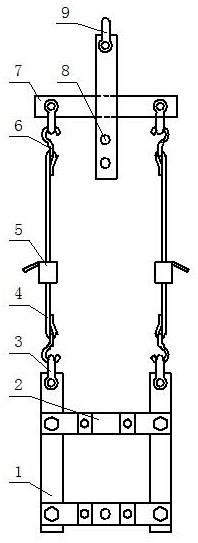 高压电缆户外起吊专用工具的制作方法