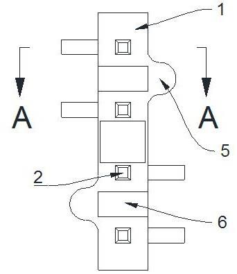 用于整流稳压器双层电路板自动装配的连接件及连接结构的制作方法