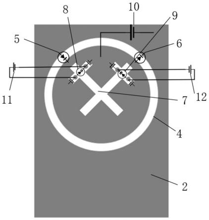 一种双频左右旋圆极化可重构缝隙天线的制作方法