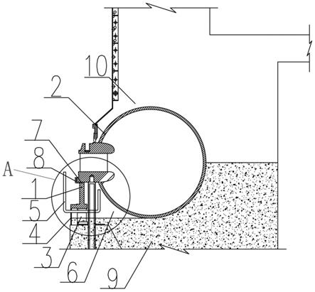 一种水轮机蜗壳阴角回填灌浆辅助结构及回填灌浆方法与流程