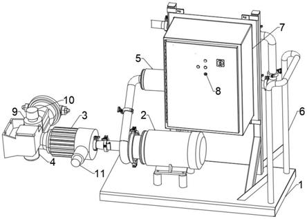 一种输送泵的清洗压力自调节控制系统的制作方法