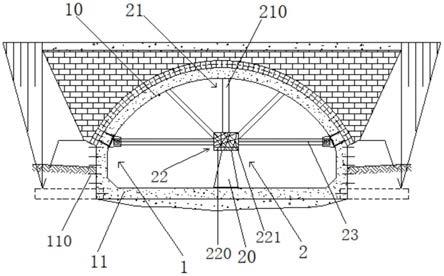 一种用于小跨径拱桥的加固结构的制作方法