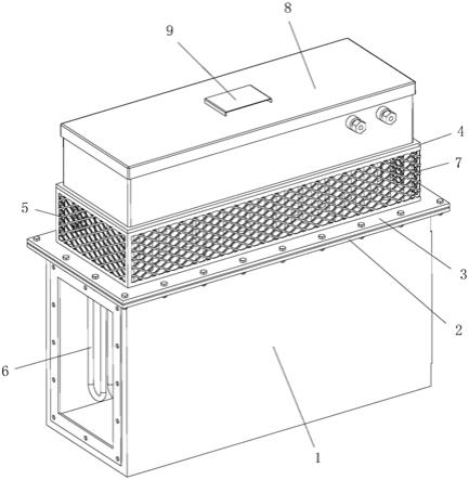 一种VOC浓缩处理设备的加热器分段结构的制作方法