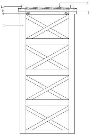 一种方形结构的组合桁架的制作方法
