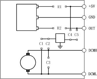 一种方便更换元器件的汽车节气门传感器PCB结构的制作方法