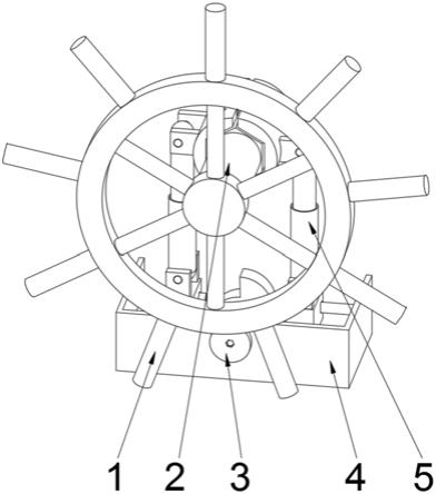 一种渔业运输船轴舵系电动液压安装平台结构的制作方法