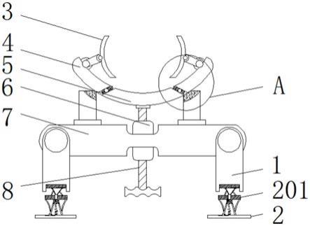 一种水利施工用弯管接头焊接夹持装置的制作方法