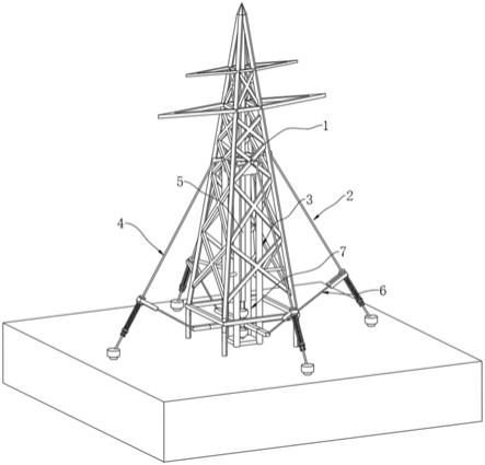 一种稳定性高的电力塔的制作方法