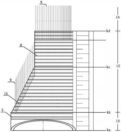 隧道洞口半明半暗段的斜角套拱结构及施工方法与流程