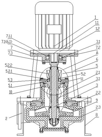 一种立式直联侧吸式离心泵的制作方法