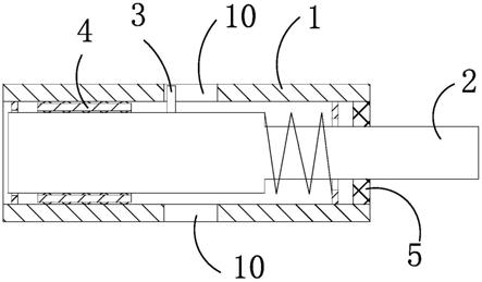 一种防旋转直线位移组件及位移传感器伸缩探头的制作方法