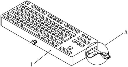 一种可以收纳线缆的键盘结构的制作方法