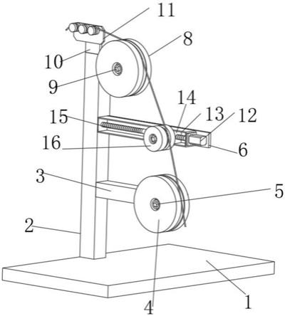 一种喷水织机用张力可调式导丝张力辊的制作方法