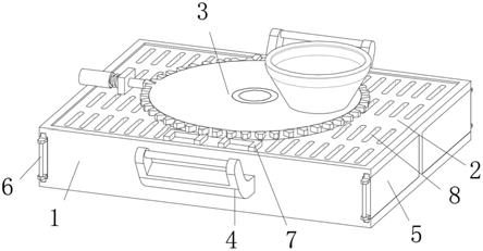 一种方便分类储存的湿除醛晶体用烘干托盘的制作方法