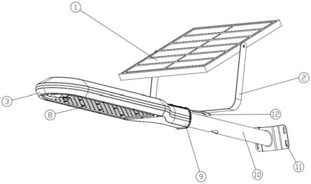 一体式太阳能路灯的制作方法