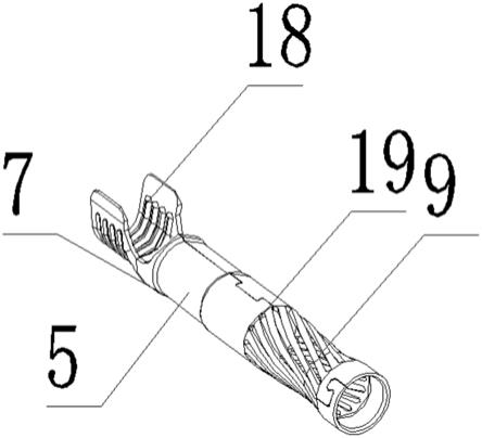 一种旋转接触式高寿命光伏连接器母端子结构的制作方法
