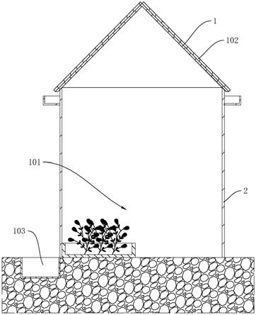 一种空气自动除湿房屋的制作方法