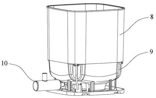 净化加湿器的蒸发水槽下置式容置结构的制作方法