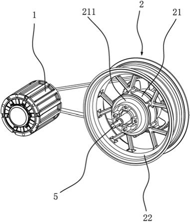 一种电动车轮毂的驱动总成的制作方法
