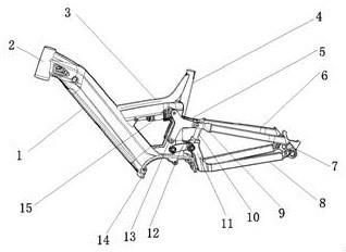 一种低跨式电动自行车架的制作方法