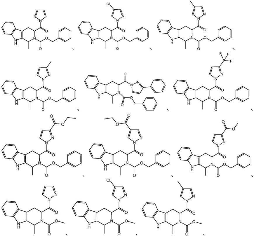 一种四氢-β-咔啉吡唑酰胺衍生物及其制备方法和应用与流程