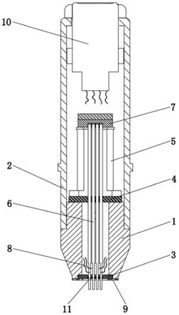 铜箔厚度测量探针及其探测头的制作方法