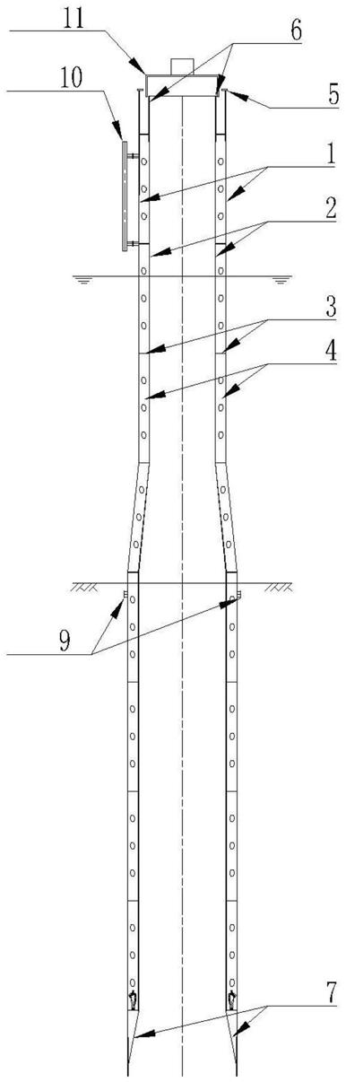 一种海上风机双壳单桩基础的制作方法