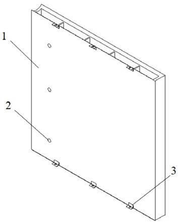 一种组合式结构层施工缝模板的制作方法